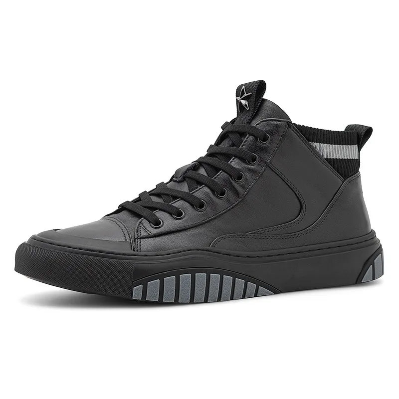 

Winter sandals han edition sandals fashion leisure shoes black male leisure sandals AT02