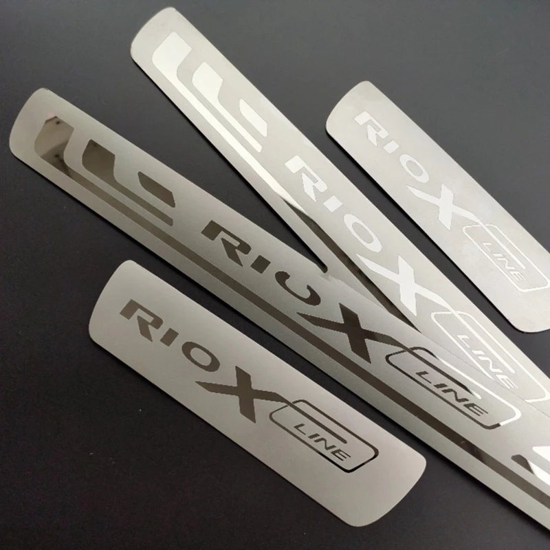 Автомобильные стильные аксессуары из нержавеющей стали Накладка на порог защита