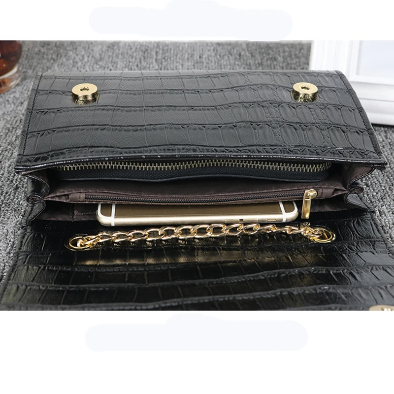 LISM женские диагональные полосы сумка на плечо и с цепочкой новая женская