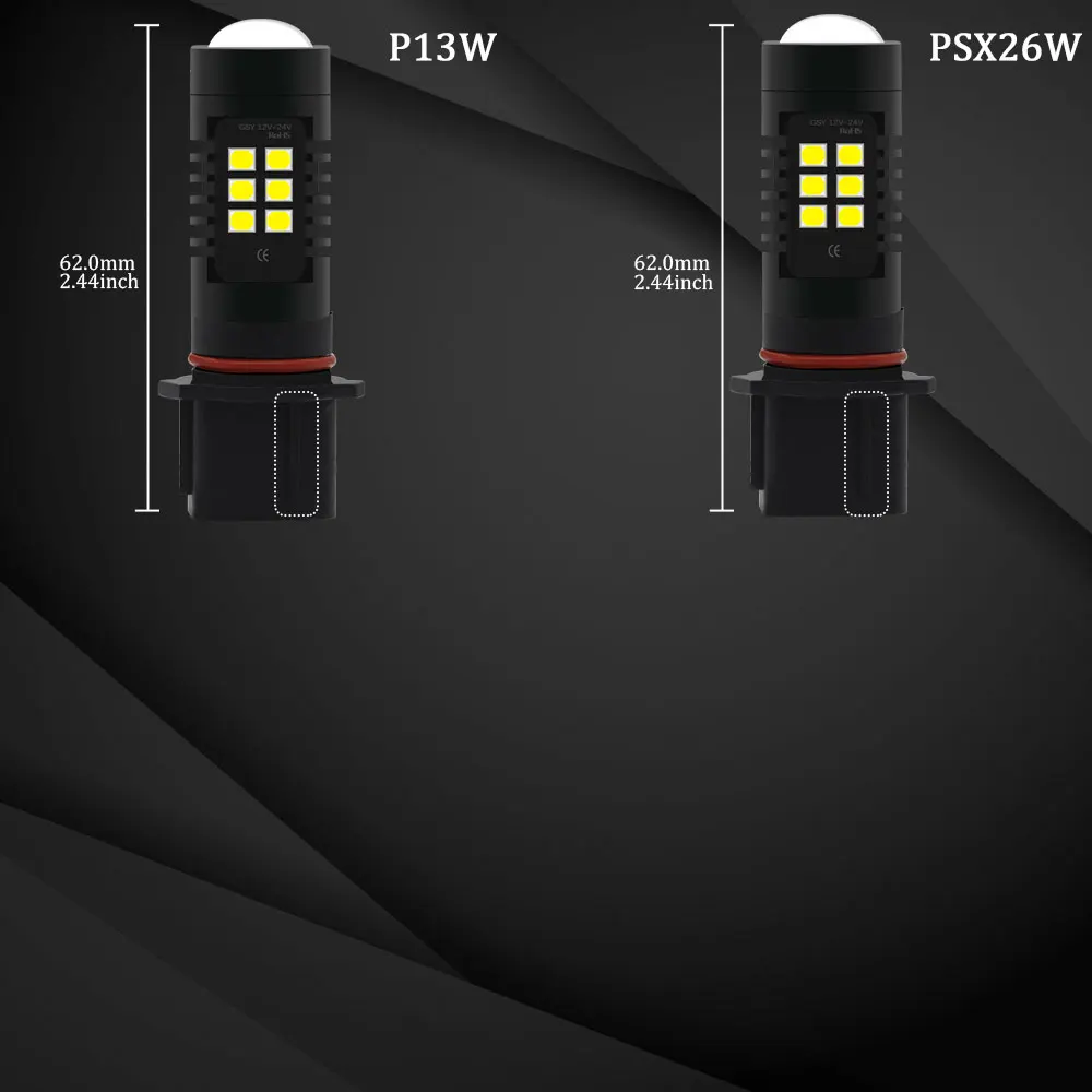 2) Canbus H8 H11 H7 H16 5202 HB4 9005 9006 HB3 P13W PSX24W 2504 PS X 26W 9145 H10 светодиодный DRL Противотуманные фары Дневные ходовые огни