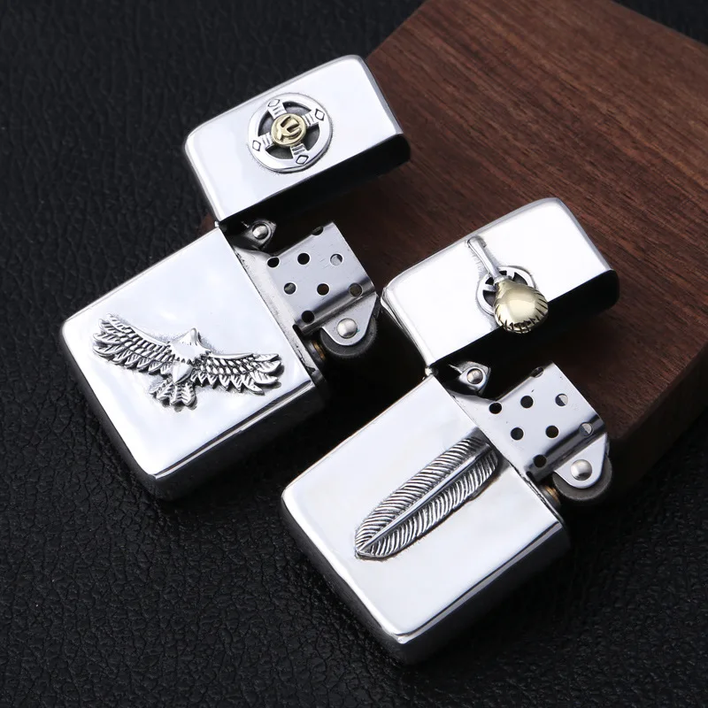 Для женщин мужчин кулон Настоящее S990 стерлингового серебра Летающий перо орла