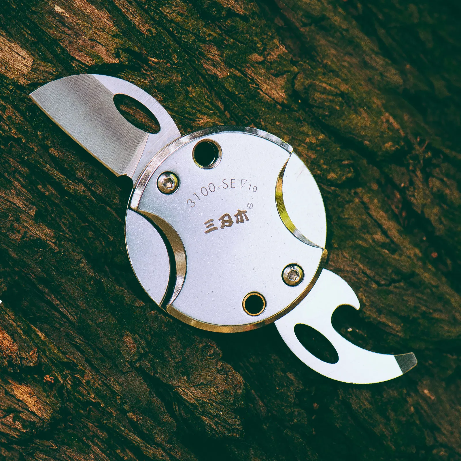 SANRENMU llavero 3100 Mini colgantes Multi-funcional collar aire libre con cuchillo regalo exquisito Edc herramientas de rescate bolsillo Foling cuchillo