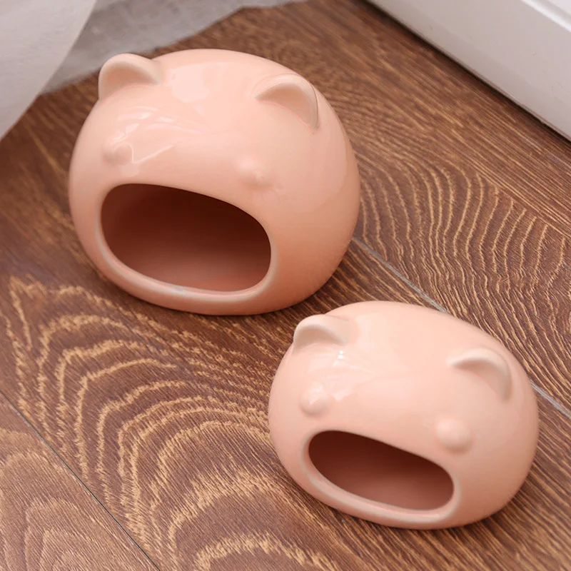 LanLan кошачья голова форма хомяк керамическое гнездо спящее охлаждающий тент