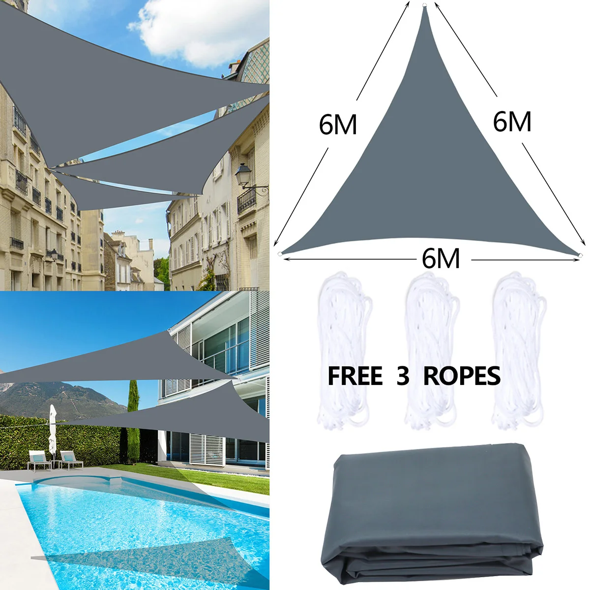 Swimming Pool Sail Beach Car Canopy