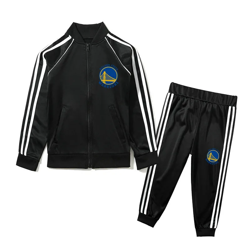 

Basketball Jacket Children's Spring and Autumn Sports Suit, Baseball Jacket Sports Trousers Two-piece Suit, Outdoor