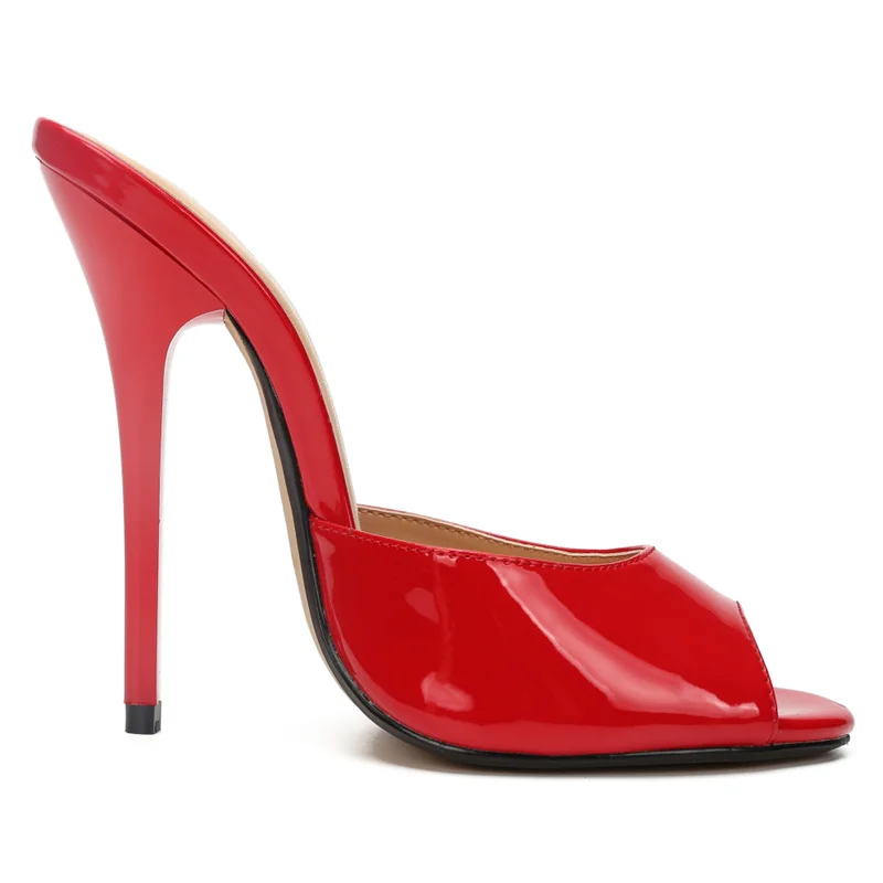 Женские туфли лодочки на высоком каблуке 13 см Шлепанцы Босоножки Летняя женская