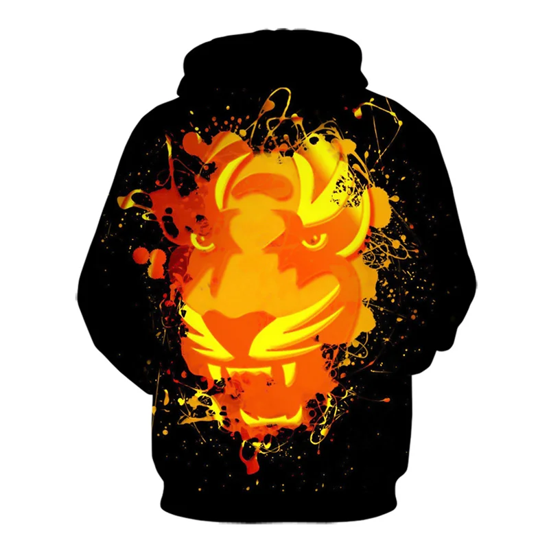 

Fashion men's wolf animal 3D printed Hoodie men's / women's shinning wolf pattern Sweatshirt 3D Harajuku Hoodie