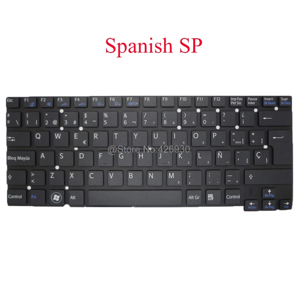 Ноутбук SP TR UK GR клавиатура для SONY VAIO SVT13 HMB8809NWA HMB8809NWA102A испанский турецкий