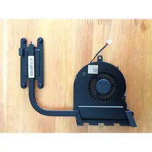 T6X66 0T6X66 CN-0T6X66 Genuine Cooling Fan + Heat-sink AT1PJ001RC0 for Dell Inspiron 15 5567 5767 UMA Laptop