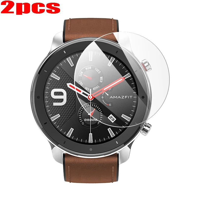 2 3 шт. закаленное стекло для xiaomi Amazfit GTR 42 мм Противоударная защита экрана 47