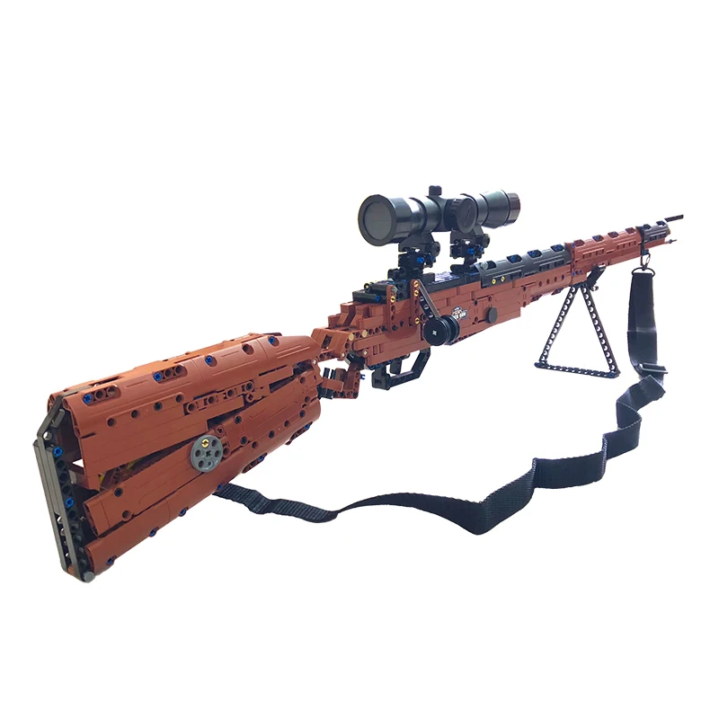 PUBG Guns 98K модель строительных блоков Ww2 Военная снайперская винтовка оружие Наборы