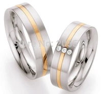 uk style rose gold plating engagement rings wedding bands rings jewelry love rings sets for couples 2014