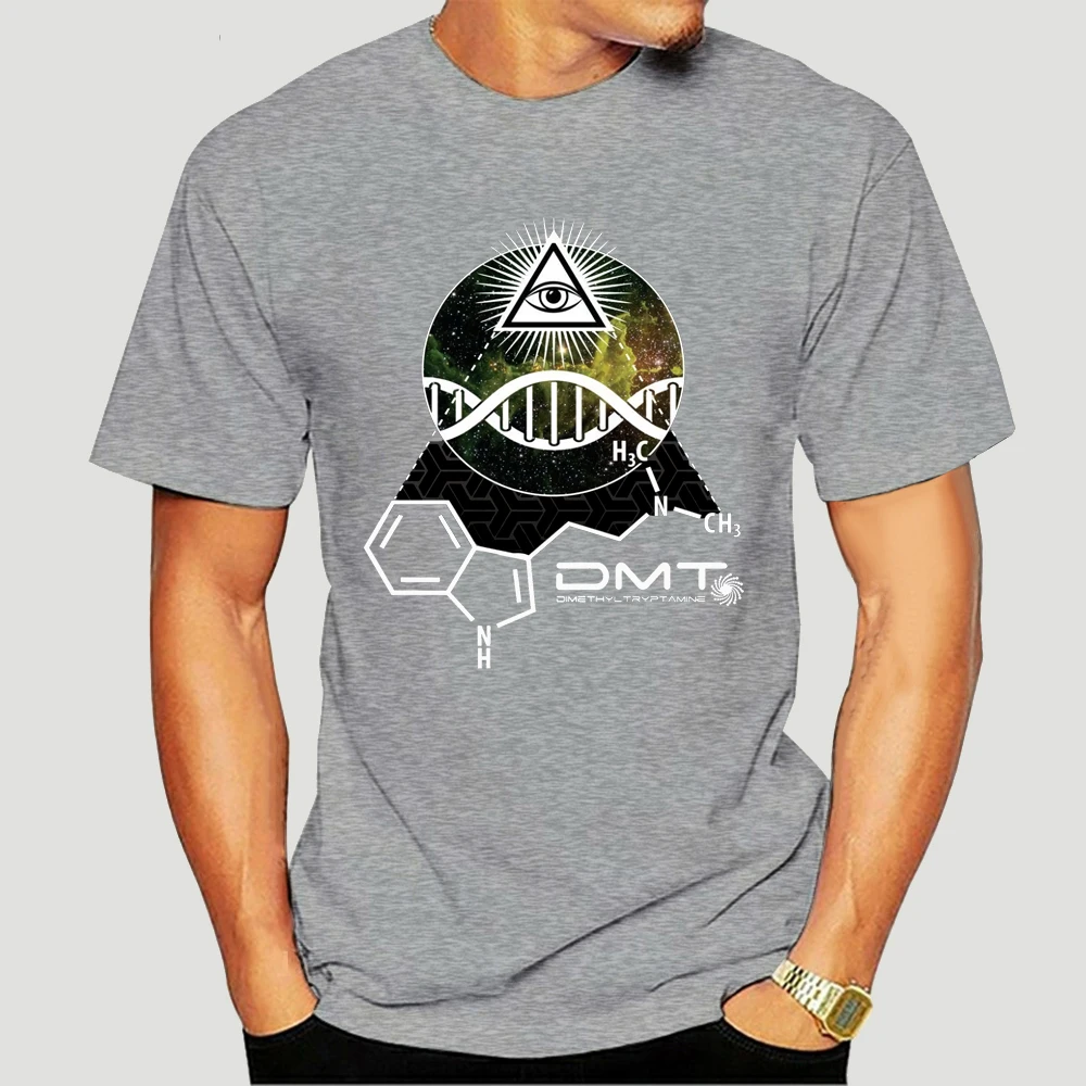 DMT All Seeing Eye Psychedelic Мужская футболка классная Повседневная мужская Унисекс Новая