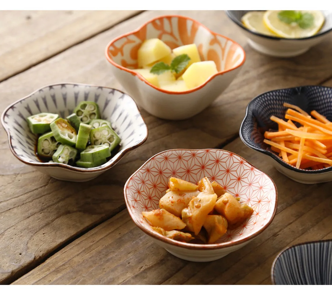 4 шт. глазурованная керамическая посуда домашние креативные соленья приправа для