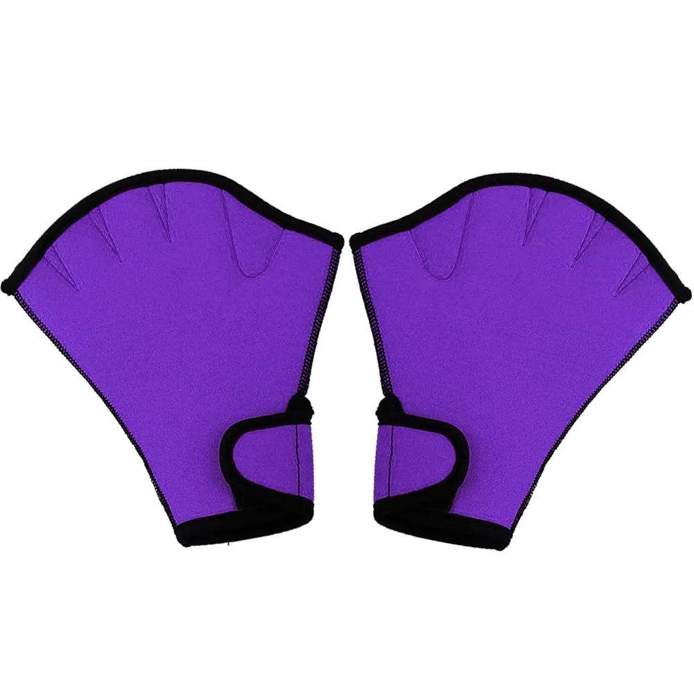 

1 pair of swimming gloves, water fitness, water-proof Aqua Fit paddle training, finger gloves to improve swimming efficiency
