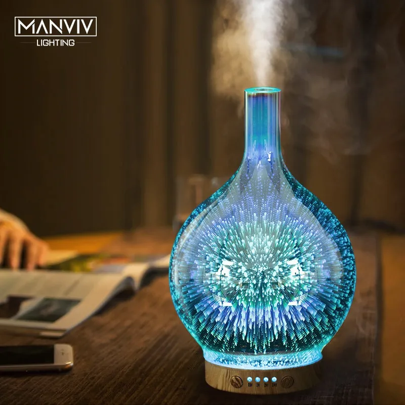 Увлажнитель воздуха светодиодный ультразвуковой 7 цветов с подсветкой |