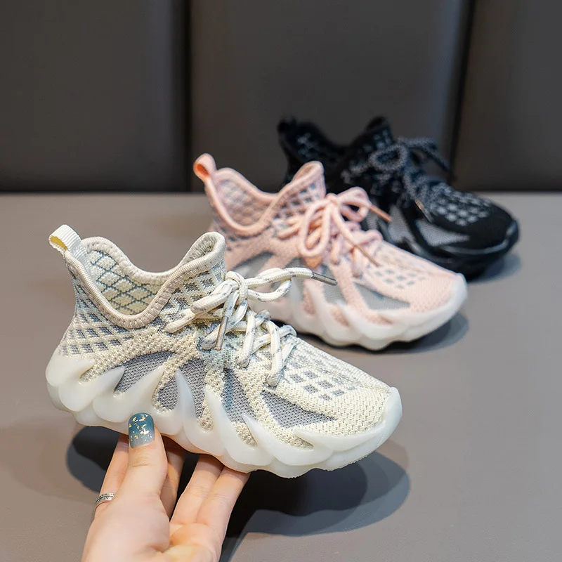 

Baby Toddler Kids Sneakers KIDS Running Shoes 1-12 Years for Boys Girls Breathable Fashion Sneakers Soft Sole 21-37