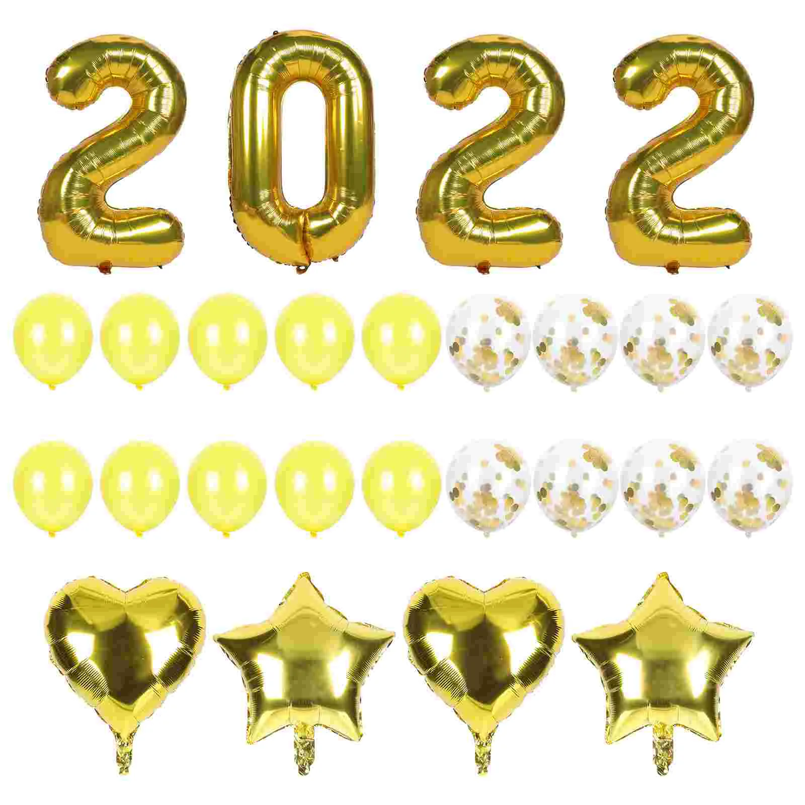 

1Set New Year Balloons New Year Eve Decors 2022 New Year Balloons Home Pendant