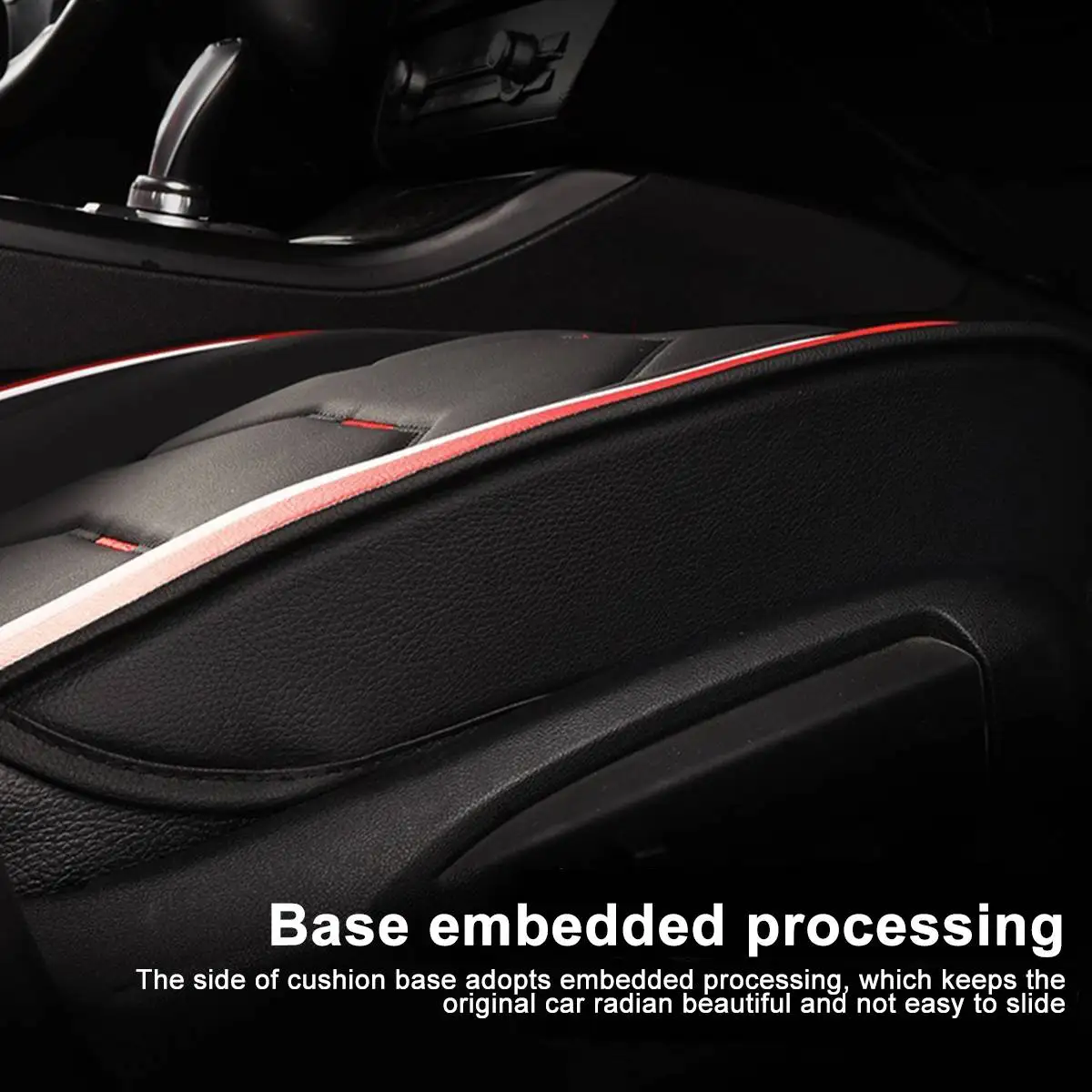 

Large Size PU leather Car Seat Cover Protector Front or Rear Seat Back Cushion Pad Mat Backrest for Auto Interior With Headrests