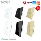 Умный светильник ключатель света ZigBee, сенсорный, нейтральный, без конденсатора, работает с Alexa,Google Hub