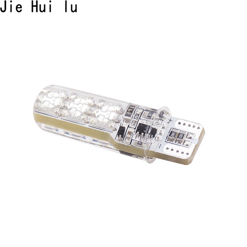 2 шт. RGB T10 W5W 6 светодиодный 194 168 5050 SMD автомобильный купольный светильник для