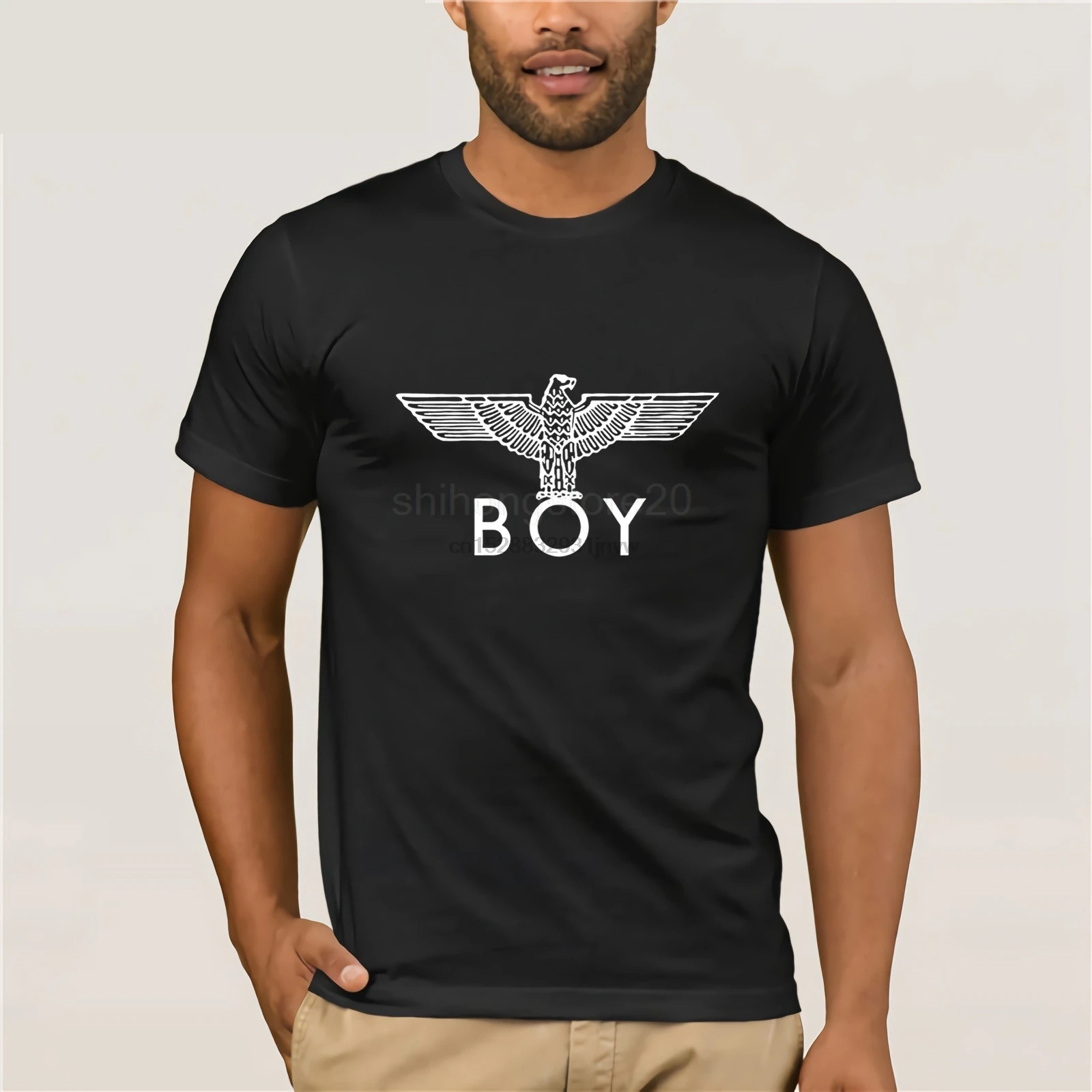 Мужская мода брендовые футболки для малышей футболка с надписью Boy London топы