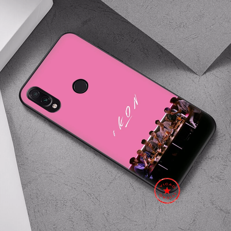 IYICAO iKON Band мягкий чехол для Xiaomi Redmi Note 8 7 6 5 Pro 5A 4X Мягкий Силиконовый ТПУ |