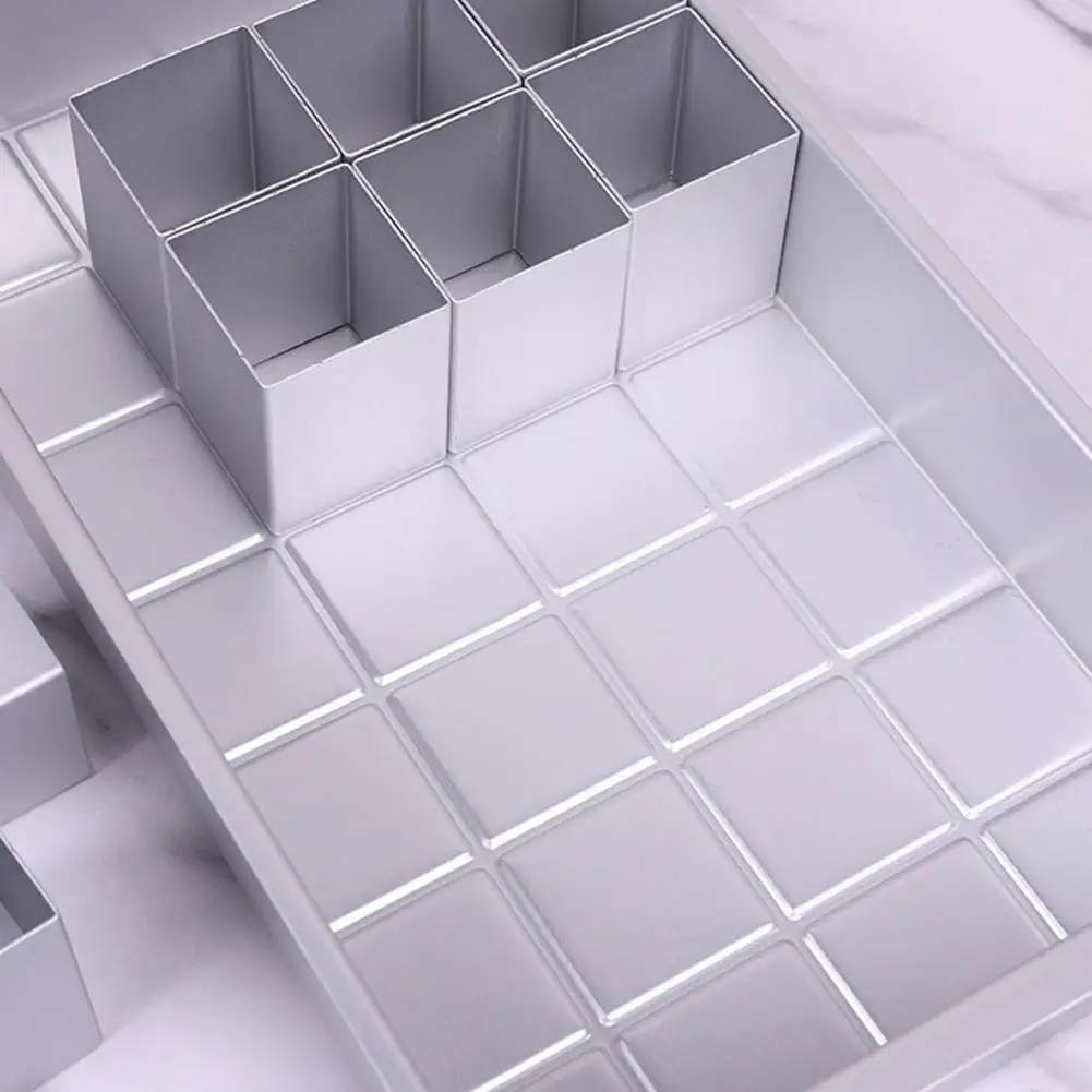 

Cake Mold Eco-friendly Easy to Release Aluminum Alloy DIY Baking Pastry Mold for Home