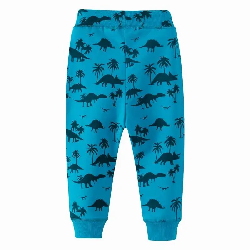 SAILEROAD Осень Детские Брюки Мальчики Повседневная Мультфильм Шаблон Динозавров