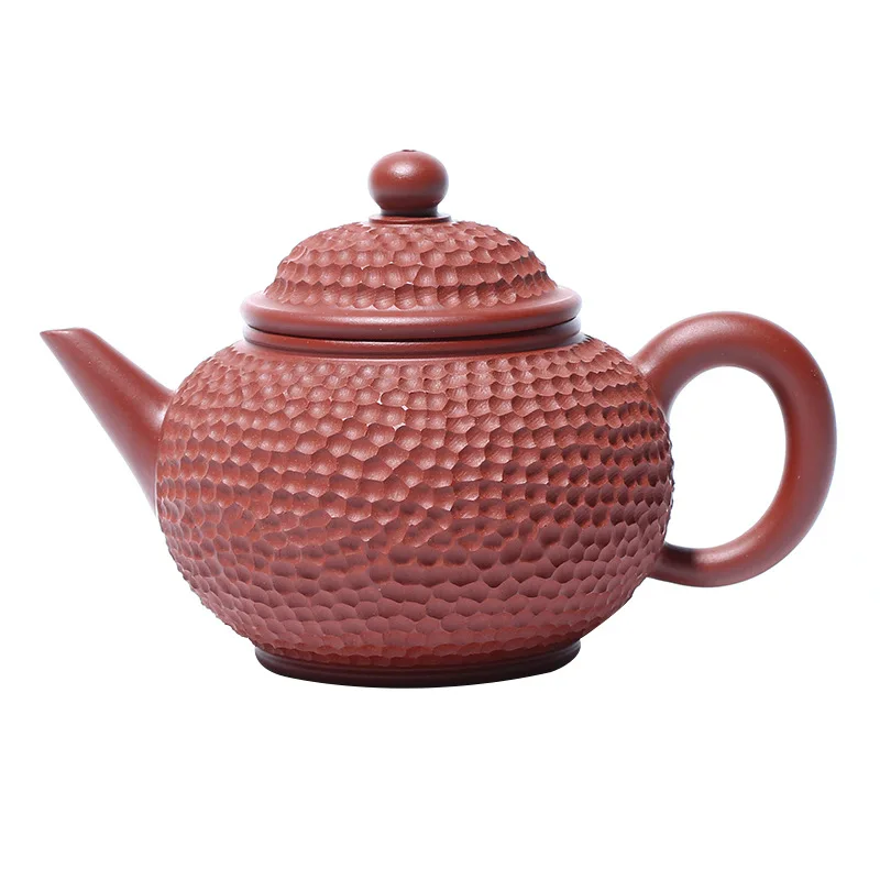 

Yixing purple clay pot famous Dahongpao horizontal handmade teapot and tea set