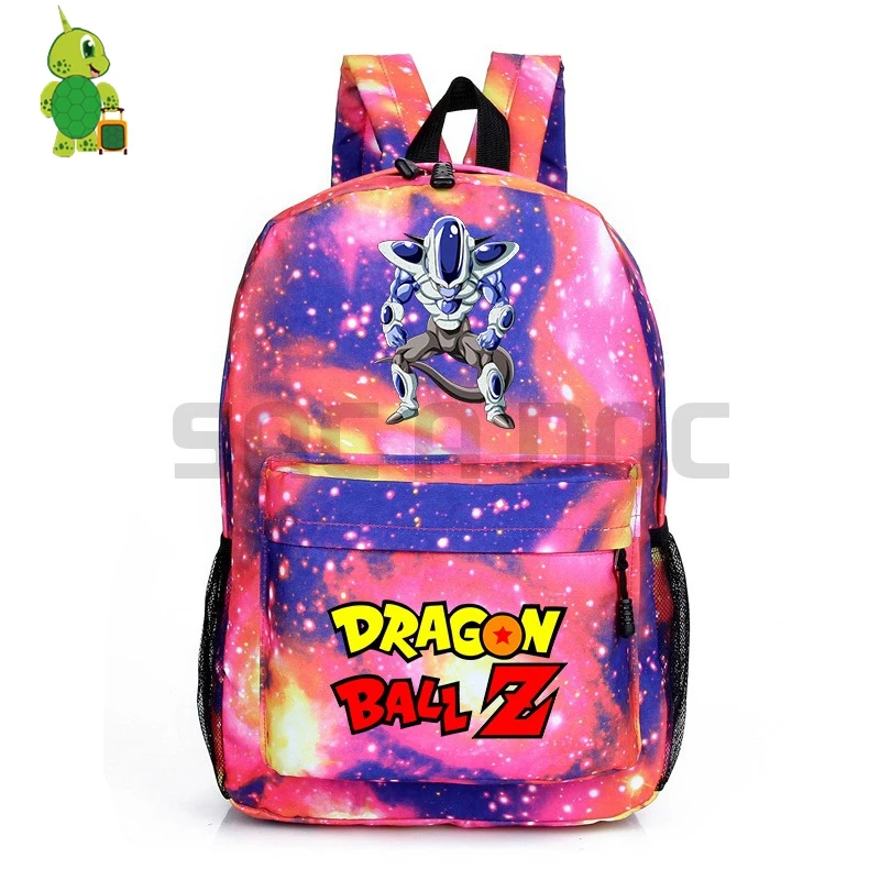 19 Mochila Dragon Ball Z рюкзак Goku Super Saiyan для мальчиков и девочек рюкзак для подростков школьные сумки галактика Звездная ночь дорожная сумка - Цвет: 19