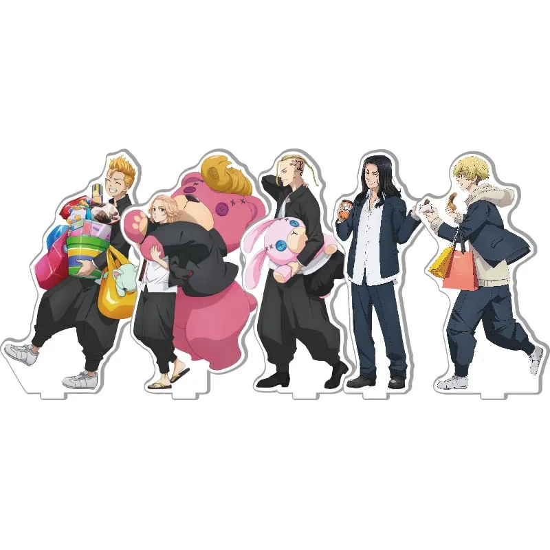 

Anime Tokyo Revengers Figure Cosplay Acrylic Stands Manjiro Ken Takemichi Hinata Atsushi Model Plate Fans Gift Collection Props