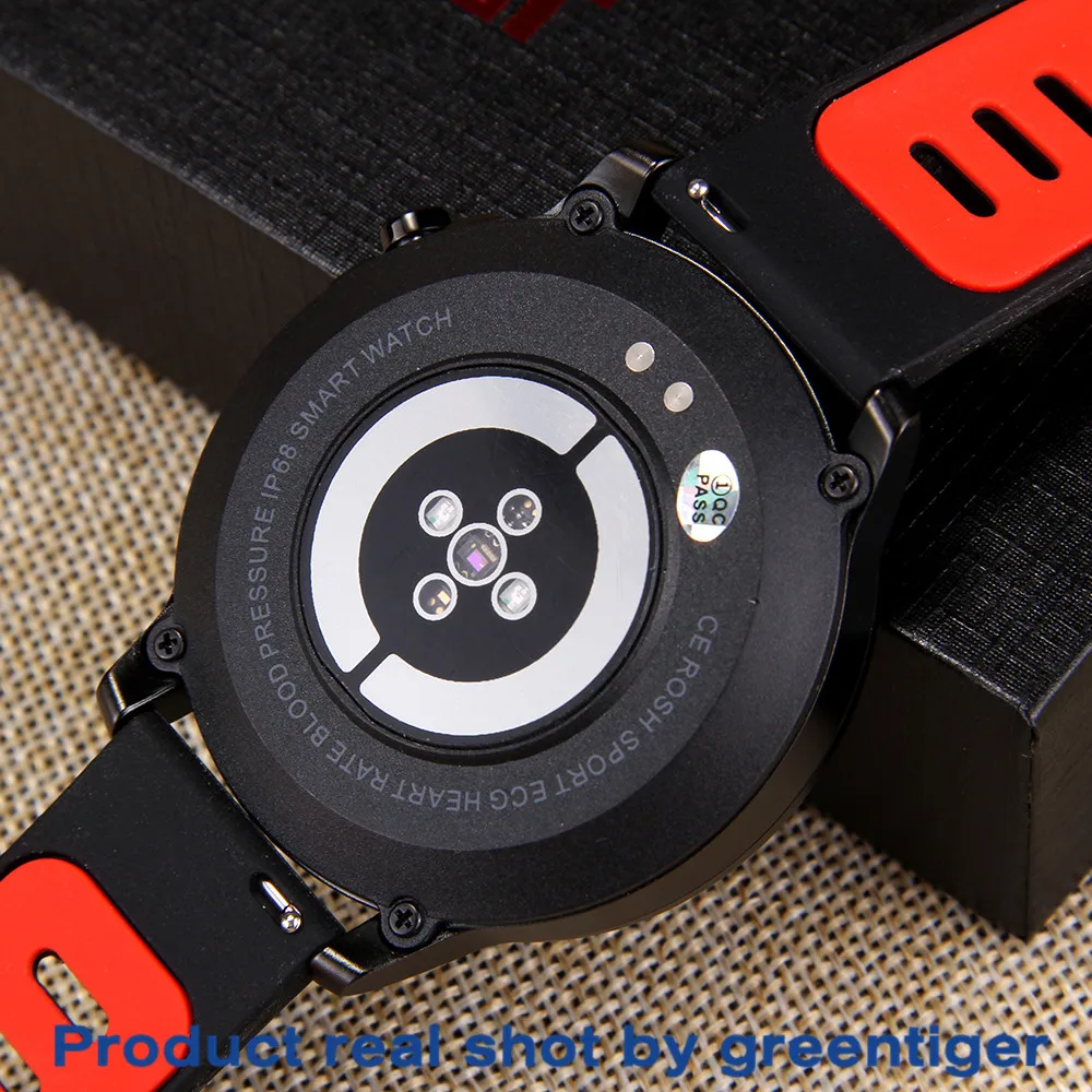 Greentiger ЭКГ+ PPG Смарт часы кровяное давление кислород IP68 Водонепроницаемый сердечный ритм погода музыка камера L8 Smartwatch VS L5 L7