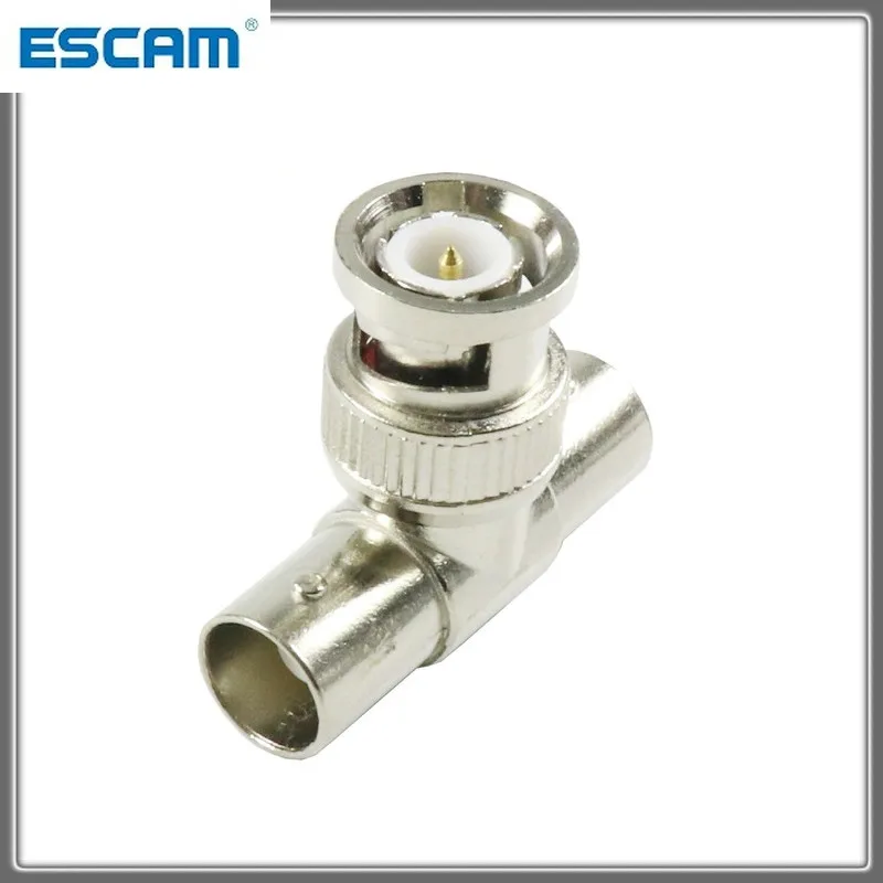 Адаптер BNC T соединитель сплиттер 1 штекер на 2 гнезда CCTV|Коробки передач и кабели| |