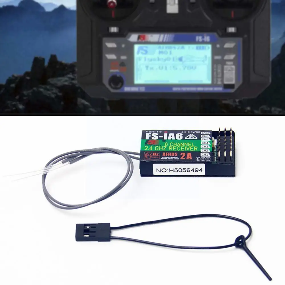 

FlySky Original 2,4 GHz 6CH RC AFHDS FS IA6,IA6B Receptor Control I4 De CT6B I10 Transmisor Partes Remoto T6 para I6 W4A6