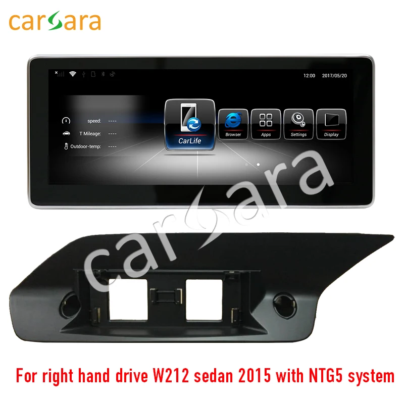 Carsara Android дисплей для E класса правый Привод седан W212 2015 NTG5 10 25 &quotсенсорный экран GPS