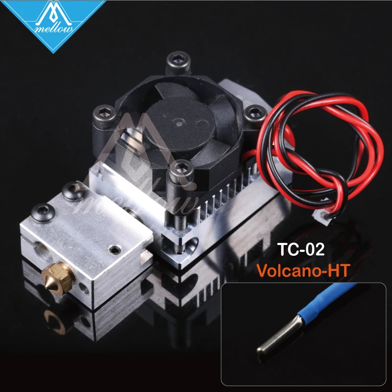 Mellow 12 В/24 В Циклоп и Химера экструдер 2 в 1 из 2 цветов Hotend Боуден с титан/Бульдог экструдер для 3d принтера I3