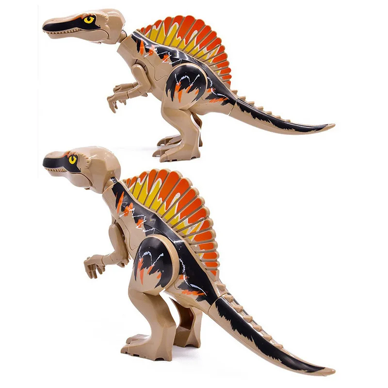 

Jurassic Building Blocks Dinosaurs World 2 Figures Bricks Tyrannosaurus Rex Indominus Rex I-Rex Assemble Kids Toys