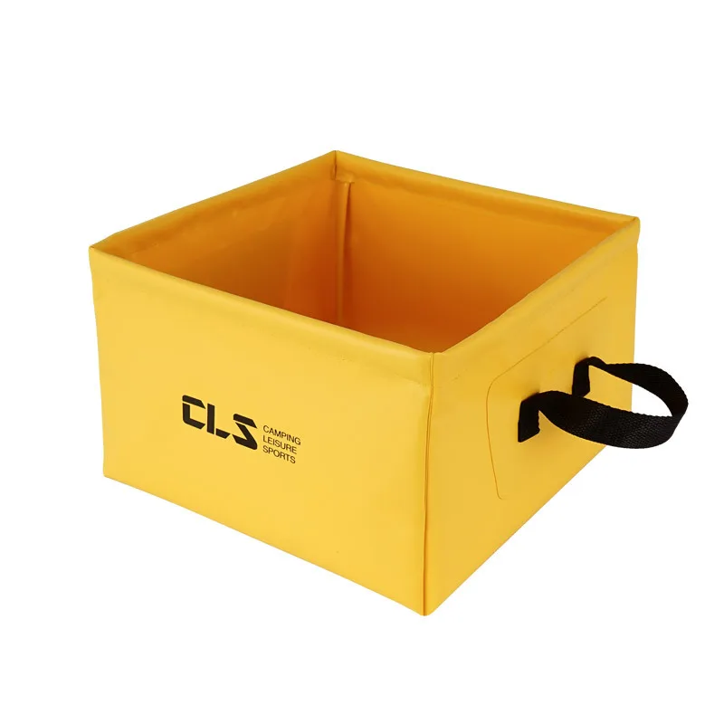 

Outdoor Foldable Basin Square Fishing Bucket Mountaineering Camping Self-Driving Bucket Travel Folding Bucket Portable Washbasin