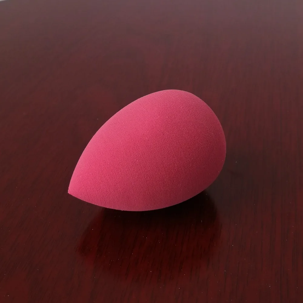 

6cmx4cm Drop-shaped Non-latex Hydrophilic Sponge Cosmetic Powder Liquid Foundation Puff Bigger after Wet Convenient Makeup Tools