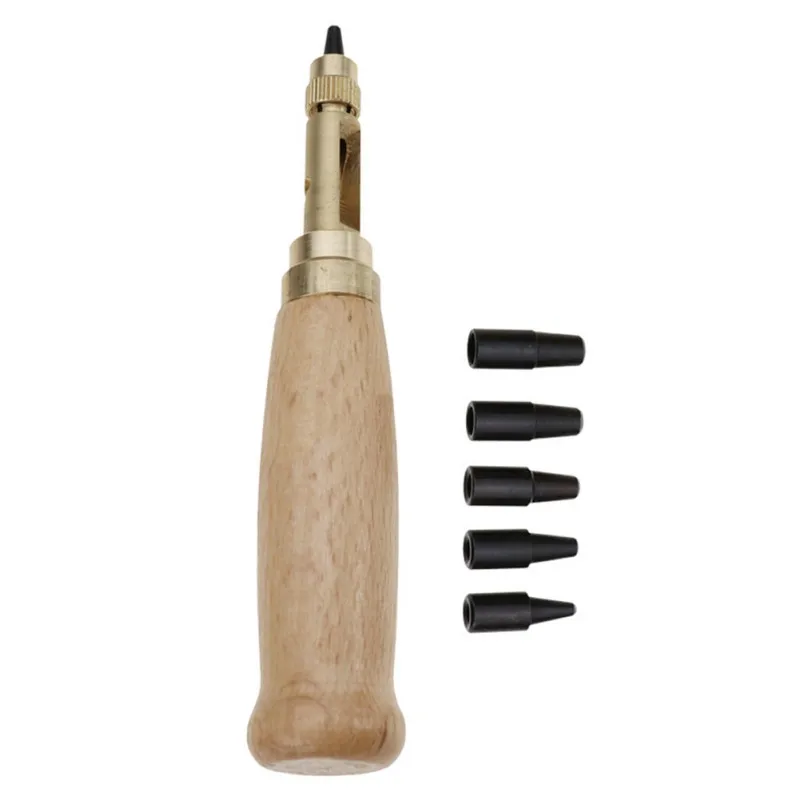 

6 In 1 Automatic Drilling Tool Adjustable Screw Drilling Binding Tool Leather Belt Eyelet Practical and durable sewing tools