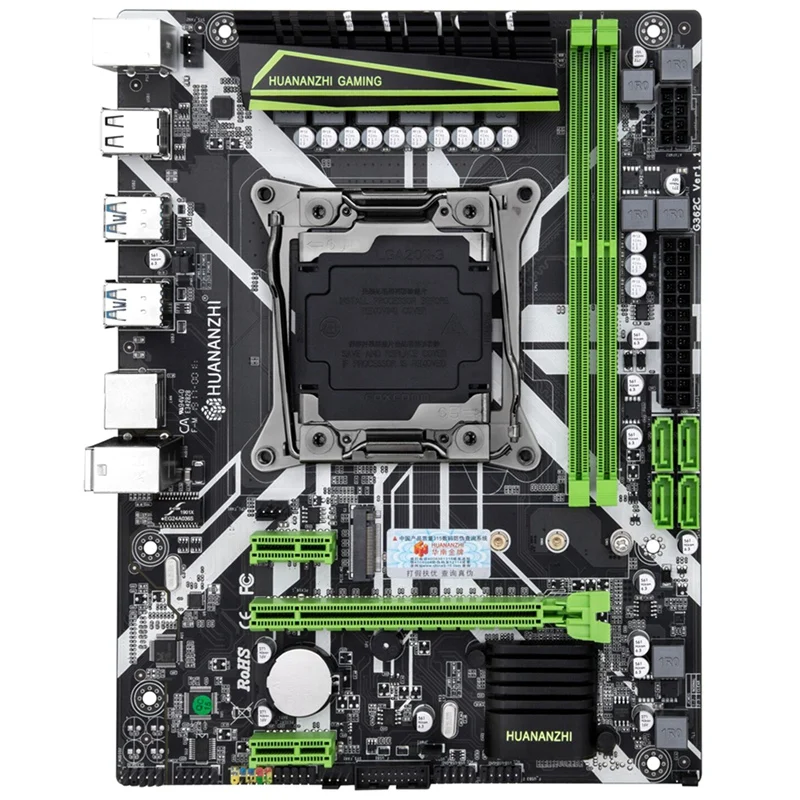 Разъем для материнской платы Xeon E5 V3 V4 слот с поддержкой DDR4 REG ECC USB3.0 NVME M.2 SSD память и