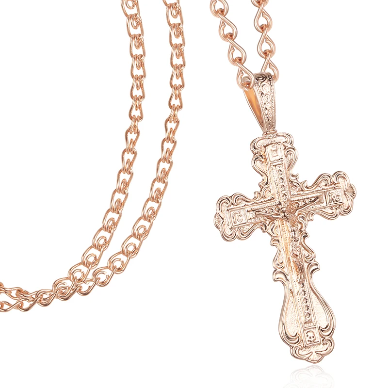 Женская Цепочка с подвесками цвет розовое золото 585 | Украшения и аксессуары