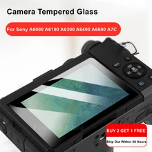 A6400 ZV1 ZV-E10 Camera Original Camera Tempered Glass LCD Screen Protector for Sony Alpha A6000 A6100 A6300 A6400  A6600  A7C