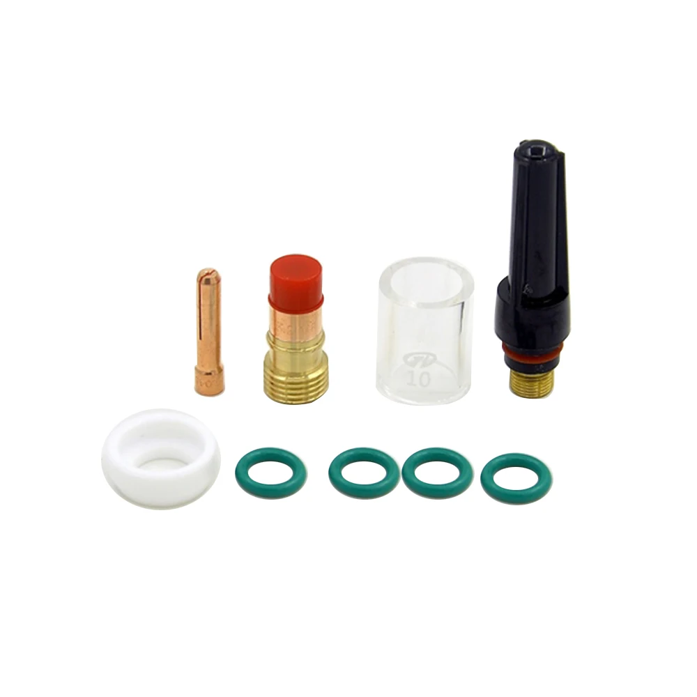 9 шт. Сварочная горелка сварофонарь для TIG стеклянный набор Tig WP 17/18/26 аргоновый