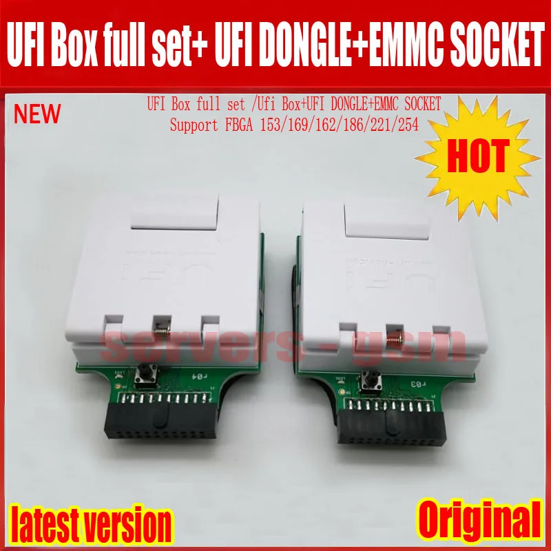 2024 оригинальная коробка UFI полный комплект/коробка Ufi + ключ разъем EMMC поддержка