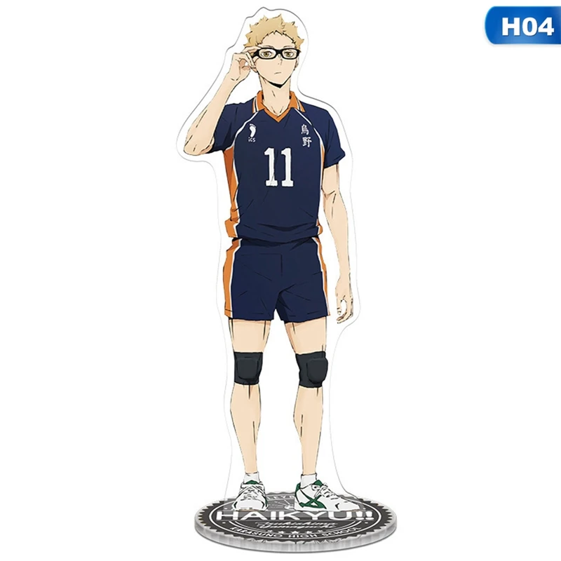 

Anime Haikyuu!! Acrylic Desk Stand Figure Model Table Plate Action Figures Toys Anime Activities Desk Decor