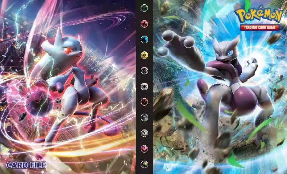 

2021 Newest Metwo 240pcs holder Pokemon Cards Album Book Cartoon Anime Holder Collection Folder Kid Cool Toy Gift