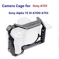 sony a7siii cage a7s3 camera cage for alpha 7s iii photography equipment aluminum alloy security video cage rig well quality