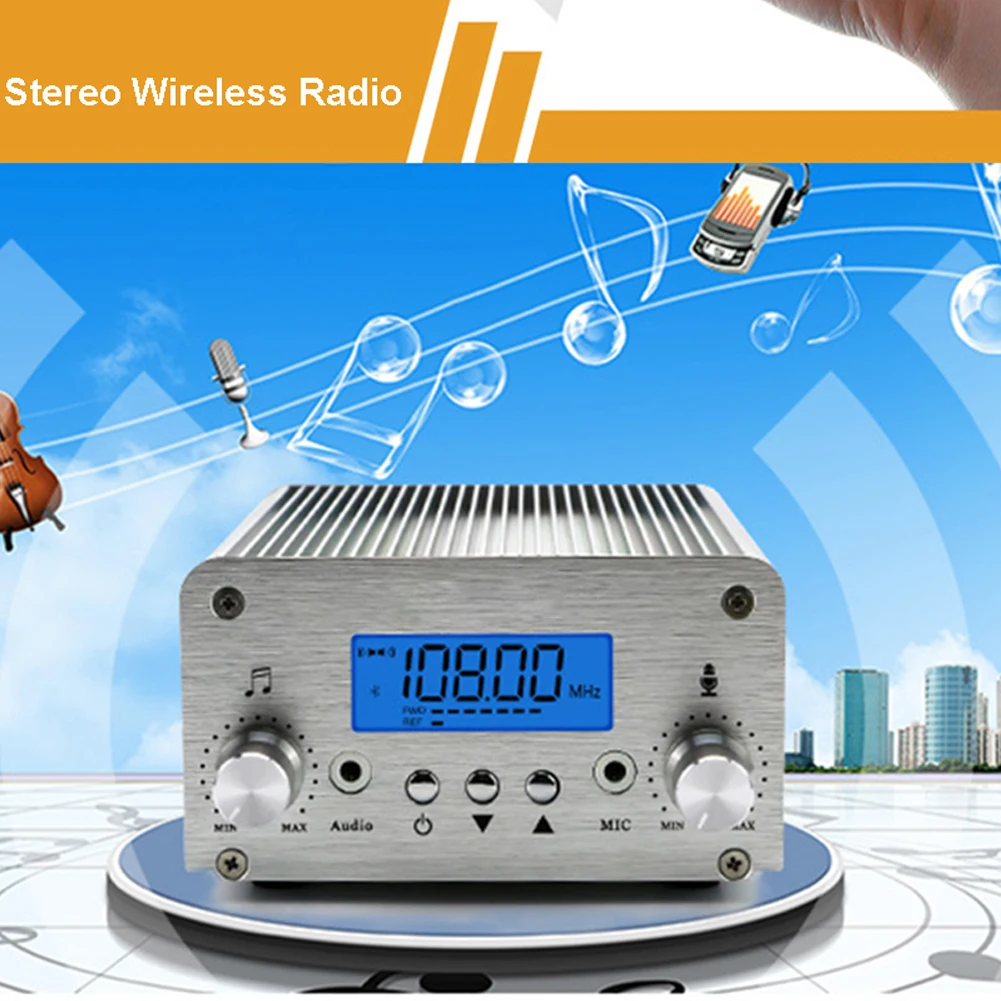 Bluetooth беспроводной 76 108 МГц ПК контроль охлаждение высокая точность радио стерео